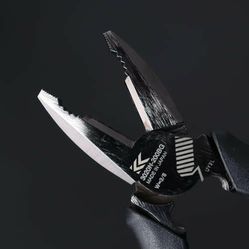 Eccentric power pliers (with full thread burr treatment and thread correction function)