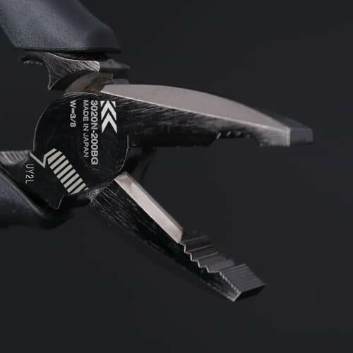 Eccentric power pliers (with full thread burr treatment and thread correction function)