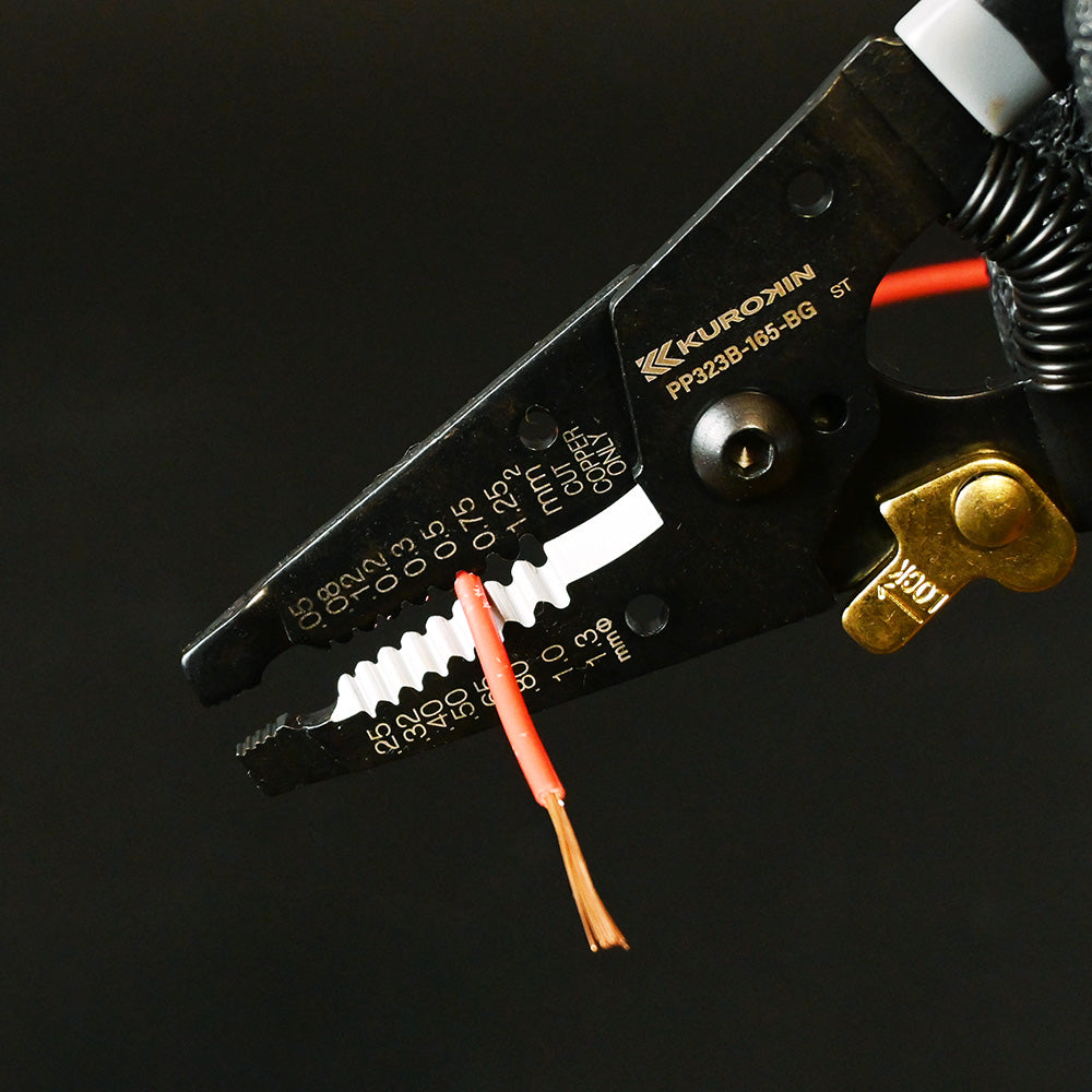 ワイヤーストリッパB型 PP323B-165-BG